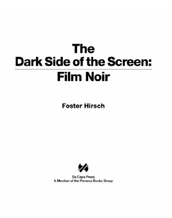 The Dark Side of the Screen