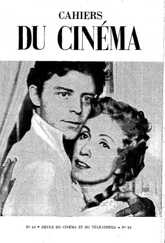 Cahiers du Cinéma nos 21-40