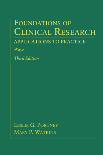 Foundations of Clinical Research: Applications to Practice