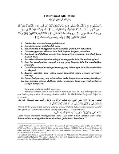 Tafsir Ibnu Katsir Juz 30