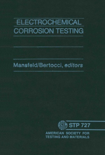 Electrochemical Corrosion Testing STP 727