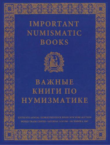 Important Numismatics Books