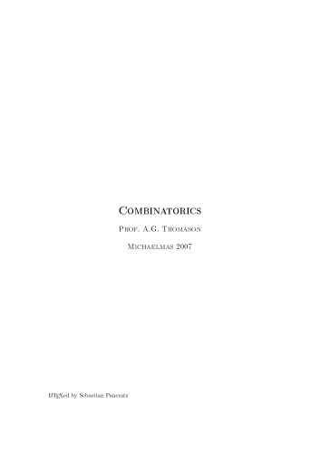 Combinatorics