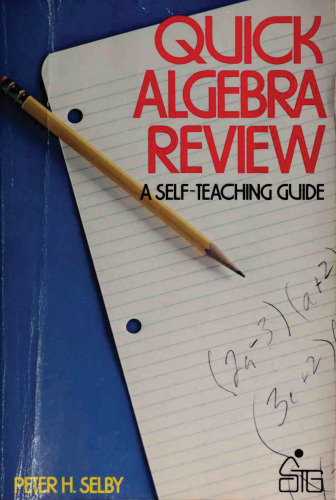 Quick Algebra Review