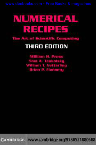 Numerical Recipes: The Art of Scientific Computing