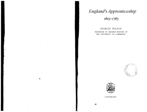 England’s Apprenticeship, 1603-1763