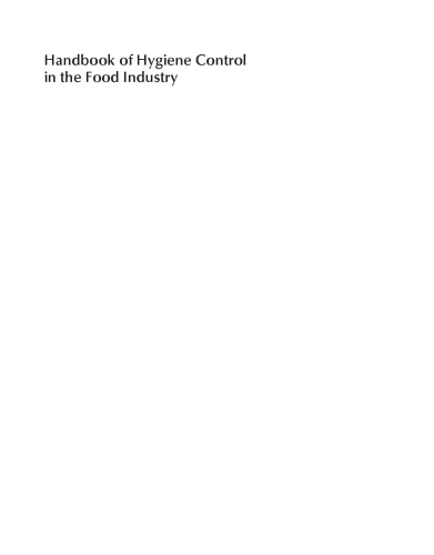 Handbook of Hygiene Control in the Food Industry