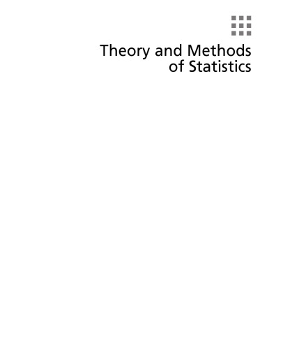 Theory and Methods of Statistics