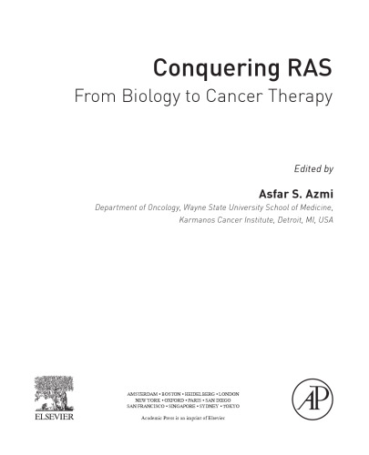 Conquering RAS. From Biology to Cancer Therapy