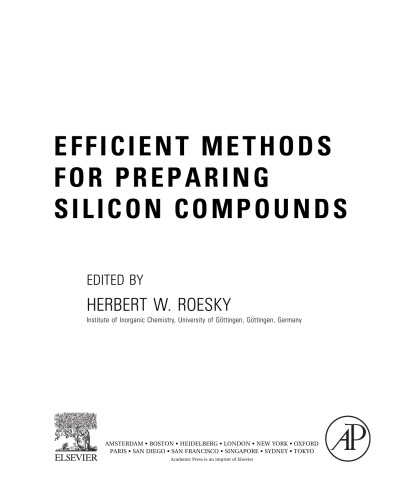 Efficient Methods for Preparing Silicon Compounds