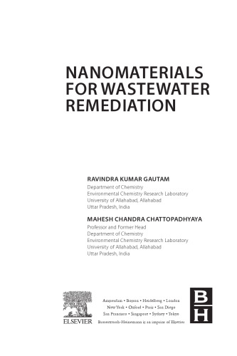 Nanomaterials for Wastewater Remediation