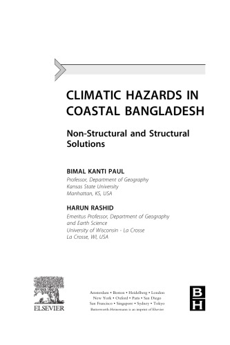 Climatic Hazards in Coastal Bangladesh. Non-Structural and Structural Solutions