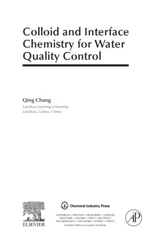 Colloid and Interface Chemistry for Water Quality Control