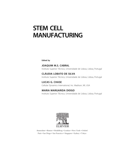 Stem Cell Manufacturing