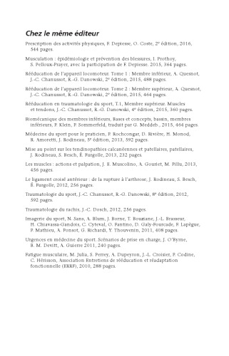 Guide D’isocinétisme. Des Concepts Aux Conditions Sportives et Pathologiques