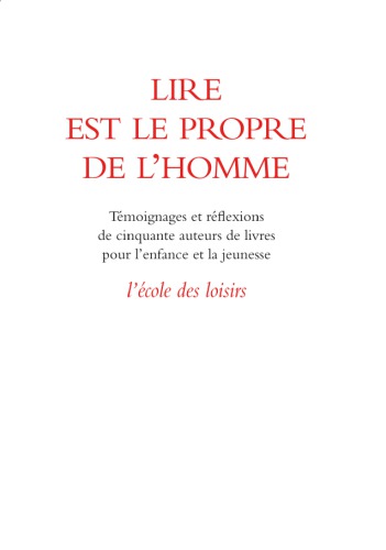 Lire est le propre de l’homme