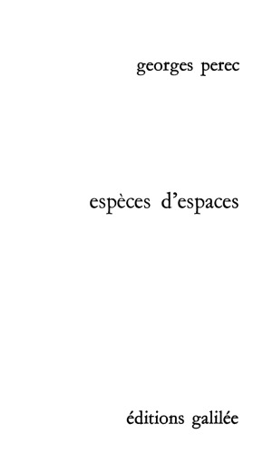 Espèce d’espace