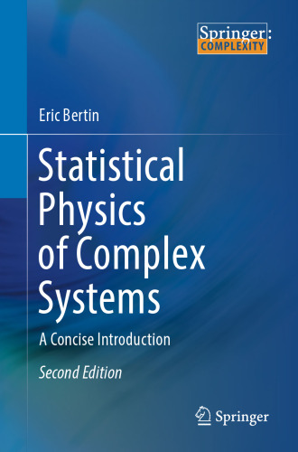 Statistical Physics of Complex Systems: A Concise Introduction