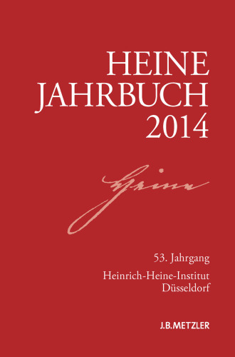 Heine Jahrbuch 2014: 53. Jahrgang