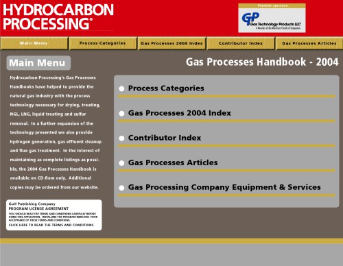 Gas Processes Handbook