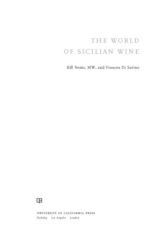 The World of Sicilian Wine