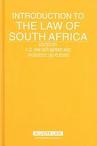 Introduction to the law of South Africa