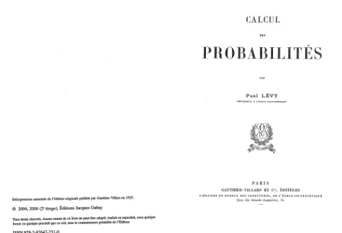 Calcul des probabilités