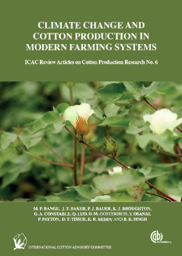 Climate change and cotton production in modern farming systems