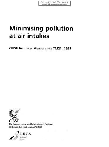 Minimising Pollution at Air Intakes