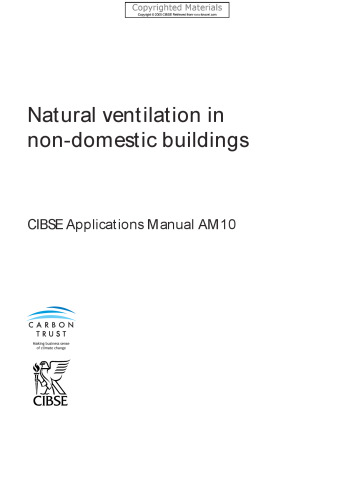 Natural ventilation in non-domestic buildings