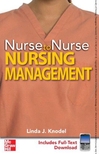 Nurse to nurse. Nursing management