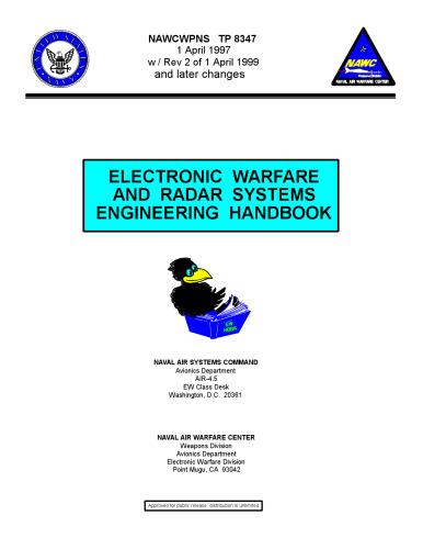 Electronic warfare and radar systems engineering handbook