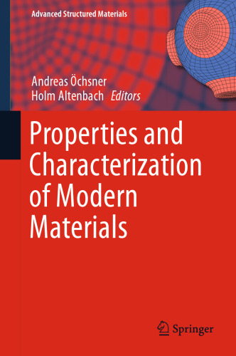 Properties and Characterization of Modern Materials 