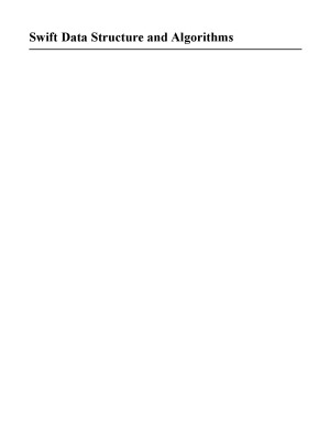 Swift Data Structure and Algorithms
