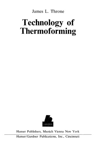 Technology of Thermoforming