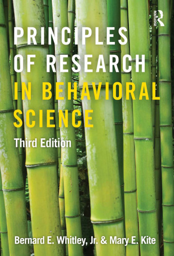 Principles of Research in Behavioral Science