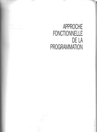 Approche fonctionnelle de la programmation