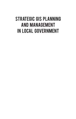 Strategic GIS planning and management in local government