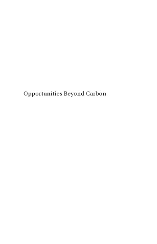 Opportunities Beyond Carbon: Looking Forward to a Sustainable World