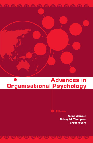 Advances in organisational psychology