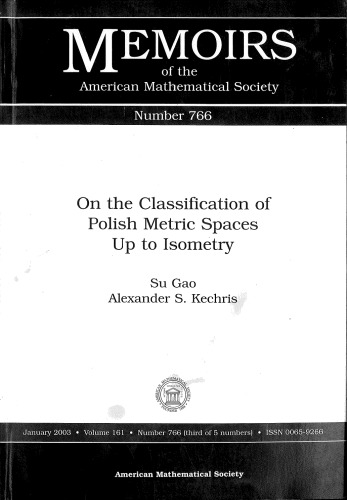 On the classification of Polish metric spaces up to isometry