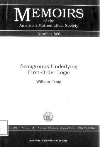 Semigroups Underlying First-order Logic