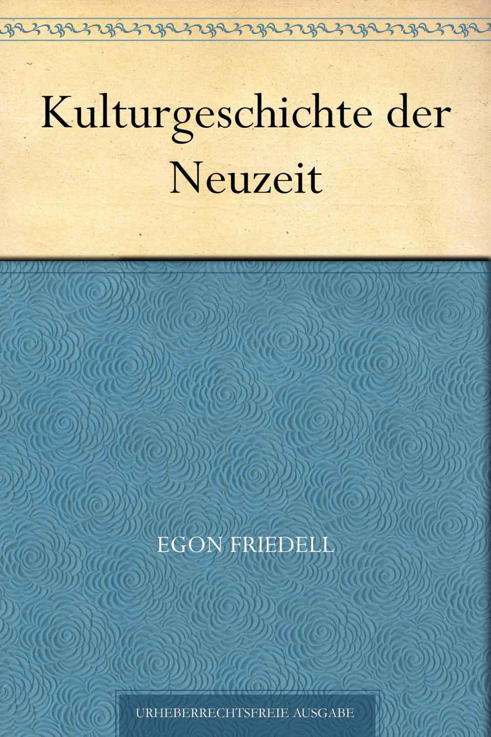 Kulturgeschichte der Neuzeit