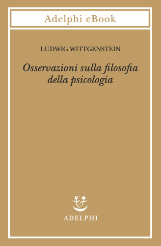 Osservazioni sulla filosofia della psicologia