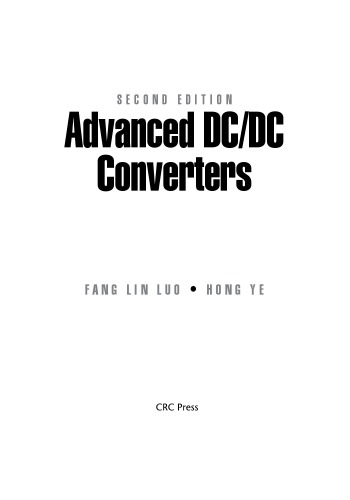 Advanced DC/DC Converters