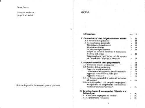 Costruire e valutare i progetti nel sociale