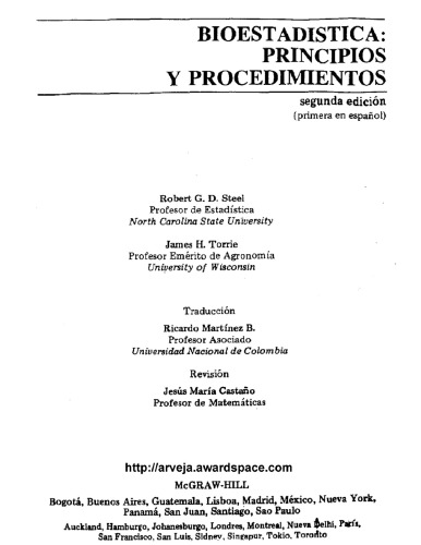 Biestadistica principios y procedimientos