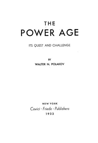 The power age: its quest and challenge