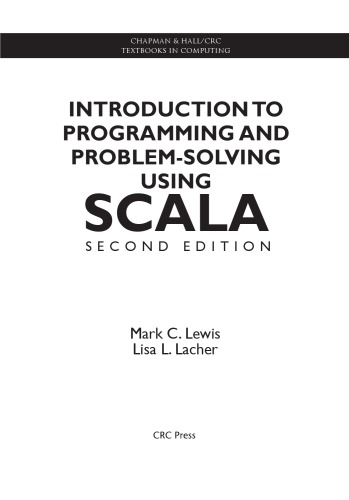 Introduction to Programming and Problem-solving using Scala