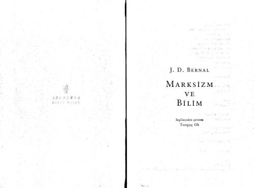 J. D. Bernal - Marksizm ve Bilim.epub